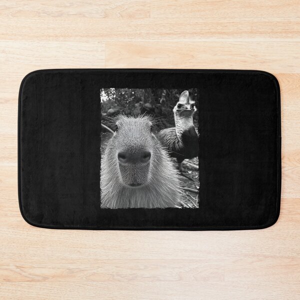 Item preview, Capybara Selfie With A Cassowary designed and sold by Cheesymatiion.