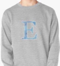 Sapphire Watercolor Ε Pullover Sweatshirt