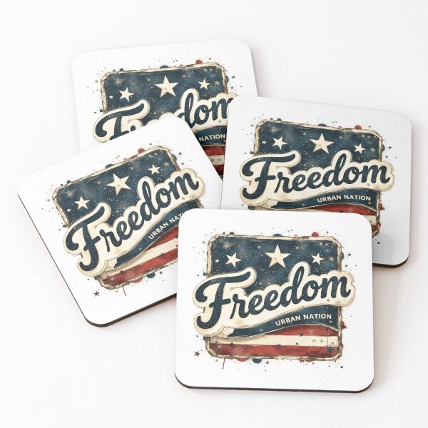Item preview, Freedom Urban Nation Shirt – Graffiti Patriotic Streetwear designed and sold by relso.