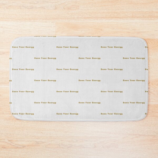 Item preview, Save Your Energy Text Yellow Life Stickers Prints Posters Wall Art Magnet Home Coffee Cup Decoration TShirt Stationary Notebook Magnet Hat Kitchen Work School Office Redbubble Shop designed and sold by Saritas Boutique Shop.