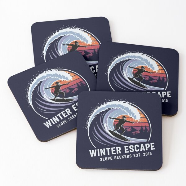 Item preview, Winter Escape – Alpine Surf Adventure Design designed and sold by Dogandesighn.