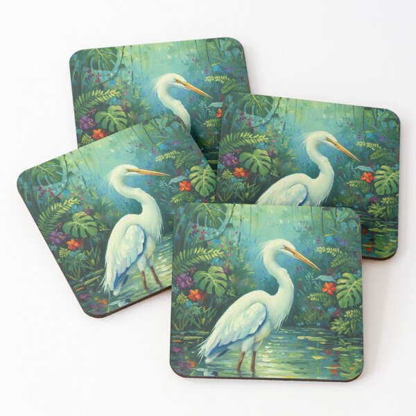 Item preview, White Egret designed and sold by Steven Flotow Fine Art.
