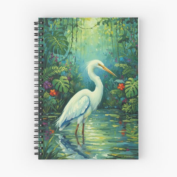 Item preview, White Egret designed and sold by Steven Flotow Fine Art.