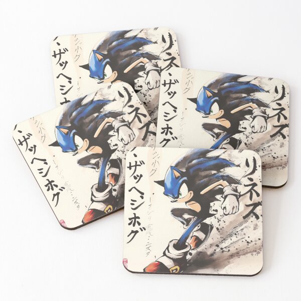 Item preview, Sonic Sumi-e  designed and sold by AnimeArsenalPrints.