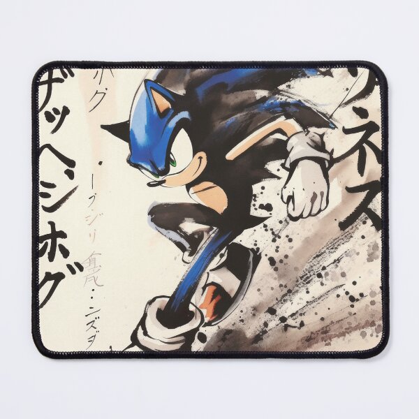 Item preview, Sonic Sumi-e designed and sold by AnimeArsenalPrints.