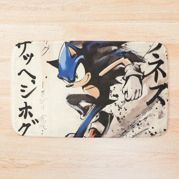 Item preview, Sonic Sumi-e  designed and sold by AnimeArsenalPrints.