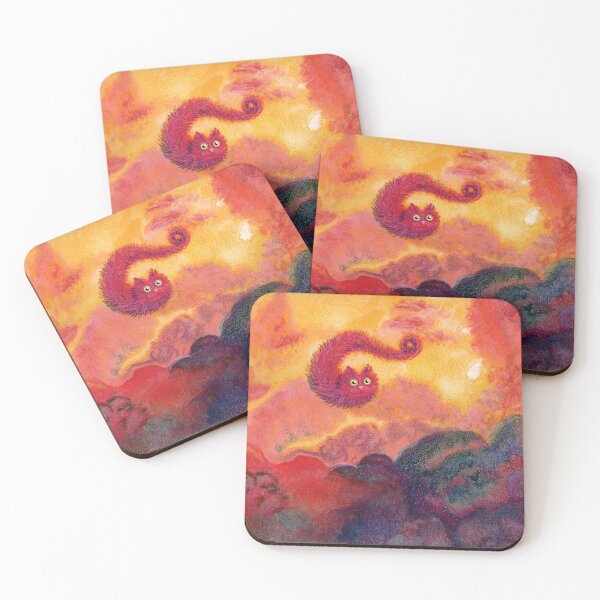 Item preview, Tatzelwurm Soaring Through Sunset designed and sold by bouncing betty art.