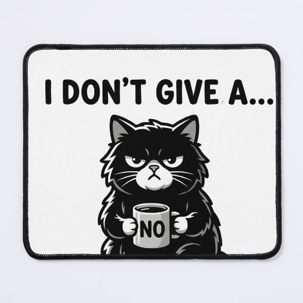 Item preview, I Don't Give A... Grumpy Cat No Mug Feline Sarcasm designed and sold by TeeSpectrume.