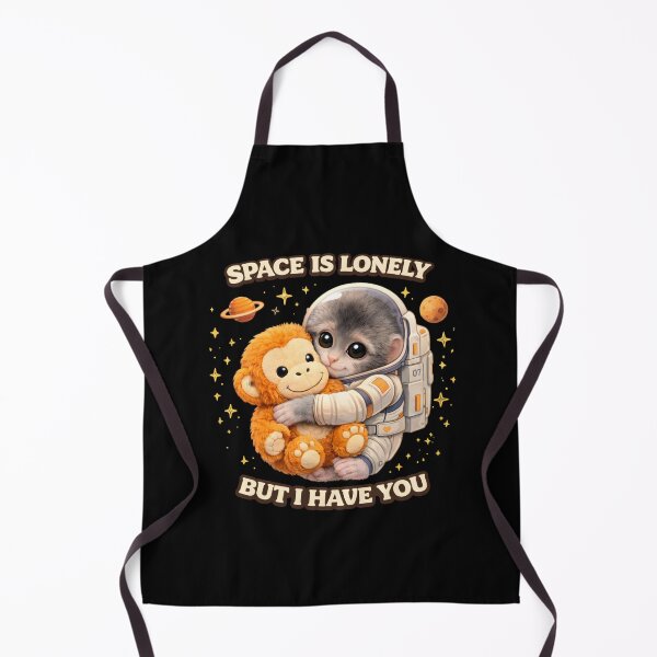 Item preview, Space Is Lonely Cute Astronaut Monkey designed and sold by LunaMagicStudio.