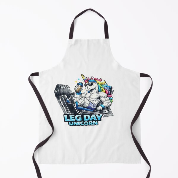 Artikelvorschau, Leg Day Unicorn – Funny Gym Unicorn Workout entworfen und verkauft von UnglaublichGut.