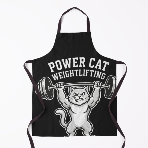 Item preview, Power Cat Weightlifting Grind Hard Fitness Gym Training Motivation designed and sold by Feral Feline.