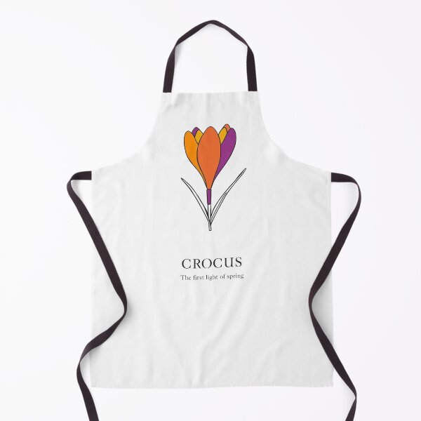 Item preview, Crocus Flower Meaning | First Light of Spring Minimalist designed and sold by YvkafromPoland.