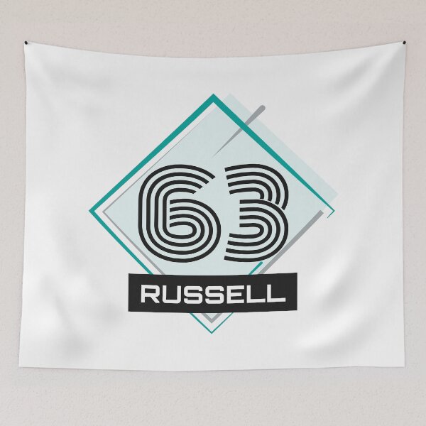 Item preview, George RUSSELL - Formula 1 Mercedes AMG PETRONAS F1 Team - Number 63 designed and sold by Cgraphy.