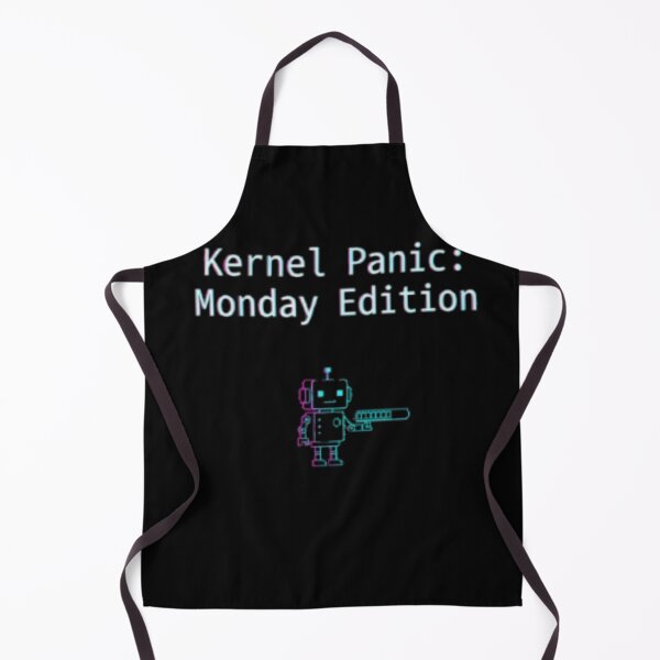 Item preview, Kernel Panic: Monday Edition – Funny Tech Robot designed and sold by trend-forge.
