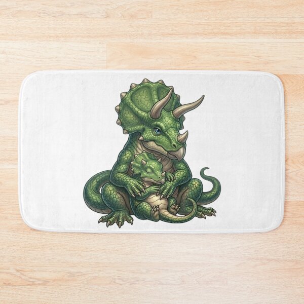 Item preview, Mother and baby Triceratops: Softness and protection designed and sold by CHRIST5000.
