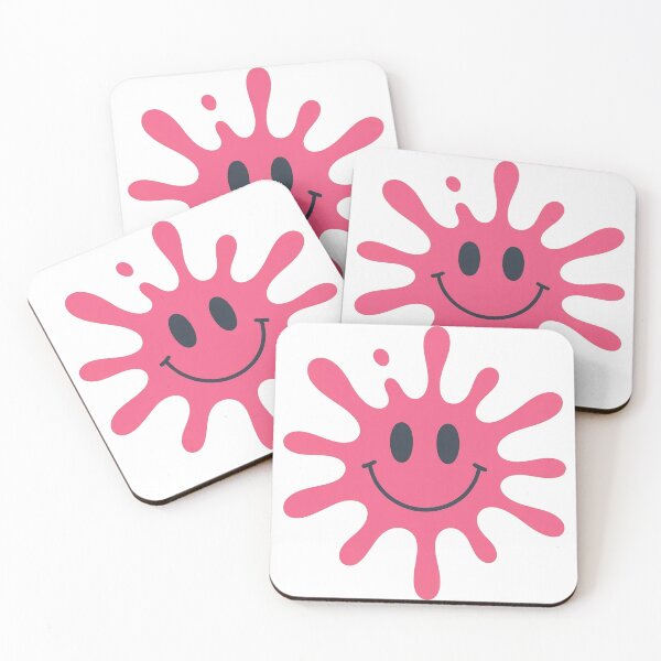 Item preview, Pink Splash Smiley Graphic designed and sold by Klamottenlabor.
