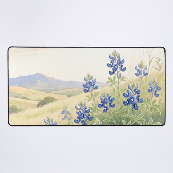 Item preview, Texas Bluebonnet Wildflowers Watercolor | Texas State Flower Botanical Art designed and sold by Debbie Schulte.