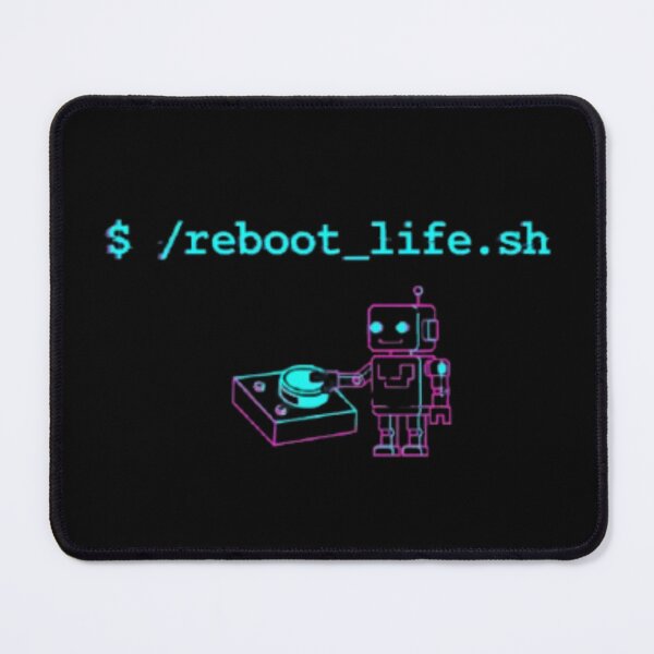 Artikelvorschau, ./reboot_life.sh – Lustiger Programmierer-Roboter entworfen und verkauft von trend-forge.