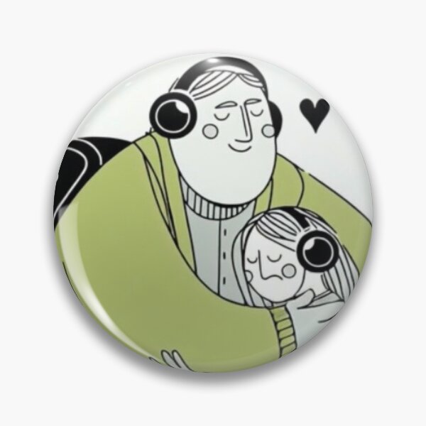 Item preview, “LO‑FI LOVE LOOP: Two‑Player Heartbeat in Permanent Hug Mode” designed and sold by Print Fiction.
