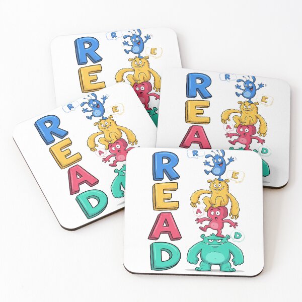 Item preview, Colorful Reading Monsters designed and sold by M&A Design House.