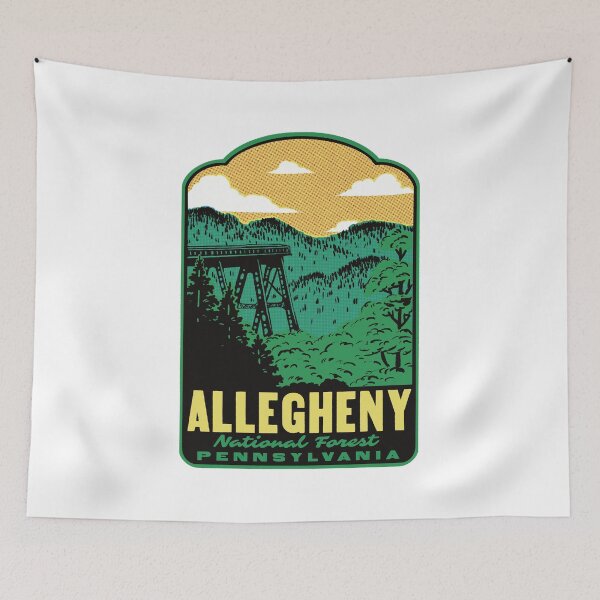 Item preview, Allegheny National Forest Pennsylvania Retro designed and sold by HalpinDesign.
