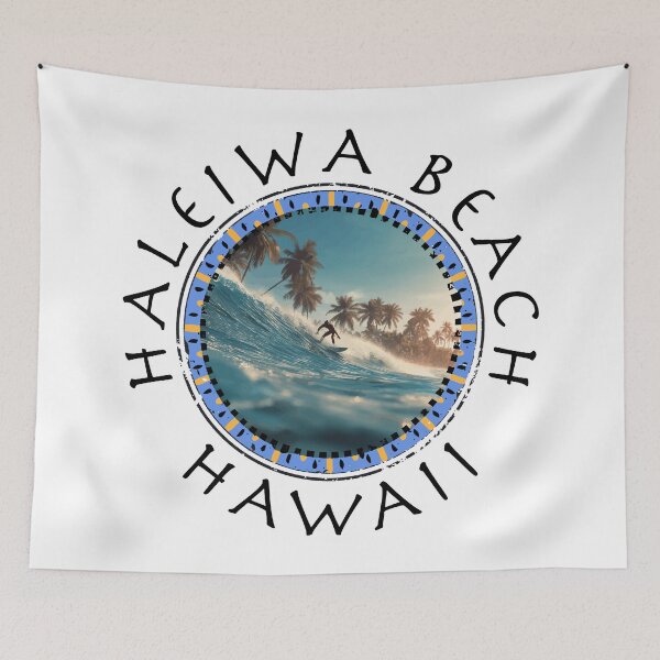 Item preview, Haleiwa Beach – Hawaii (with Black Lettering) designed and sold by VelvetRoom.