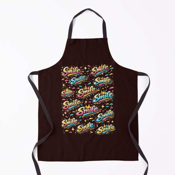 Item preview, Colorful Smile Typography Shirt – Positive Vibes Retro Graffiti Smile Design with Sprinkles and Sparkles designed and sold by vampbabe54.