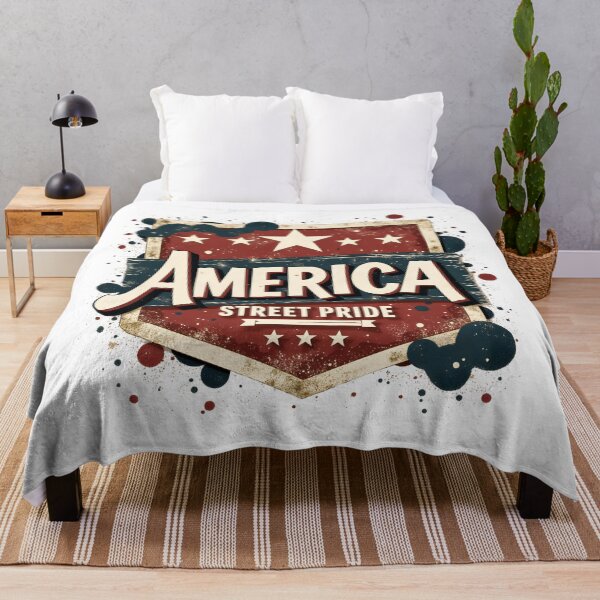 Item preview, America Street Pride Shirt – Urban Graffiti Patriotic Design designed and sold by relso.