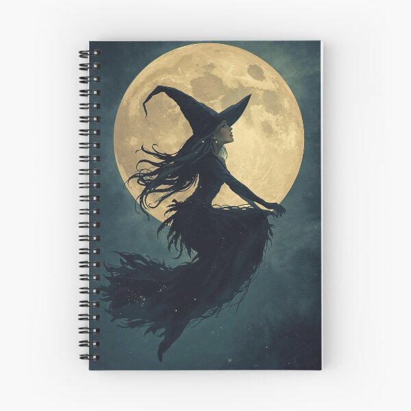 Item preview, Moon witch Flying Under the full moon designed and sold by BlondeBalance.