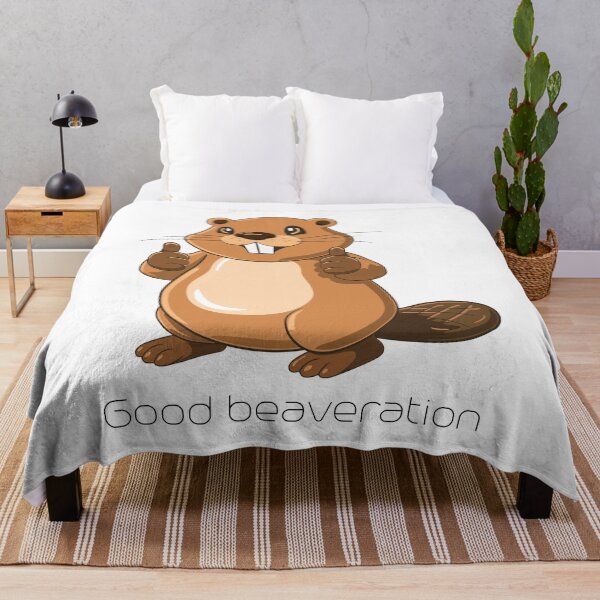 Item preview, Good Beaveration – Funny Beaver Pun Illustration designed and sold by APART STORE.