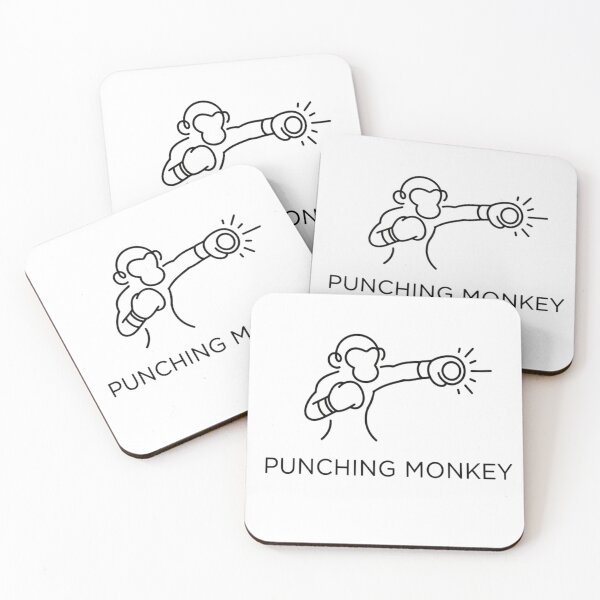Item preview, Punch monkey t-shirt and stickers designed and sold by Khalid lq.