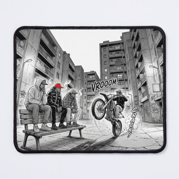 Item preview, Bloc Life – Urban Manga Street Scene - Neighborhood Life designed and sold by PLUSHIWORLDtm.
