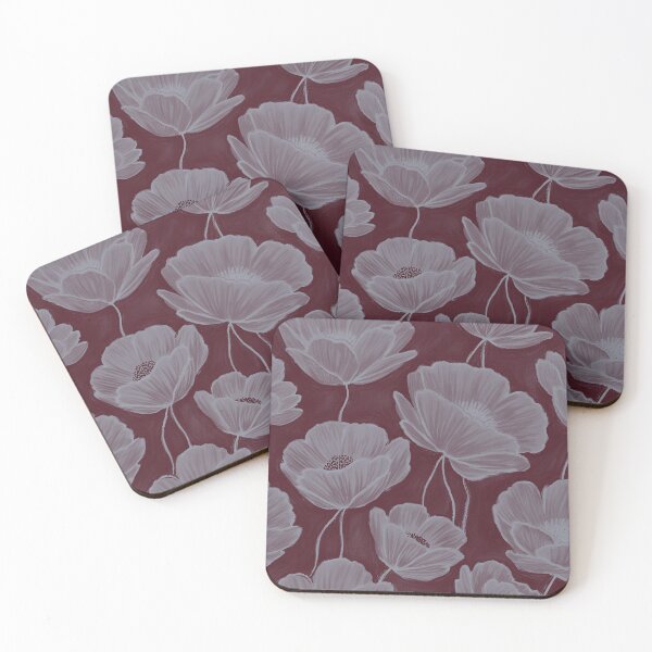 Item preview, Capricious Poppies | A Declaration of Bordeaux Grace designed and sold by AOCollections.