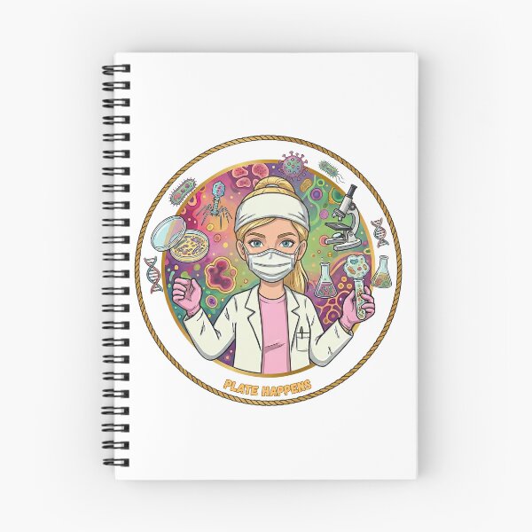 Item preview, Plate happens (microbiologist) designed and sold by Nurse Eve.