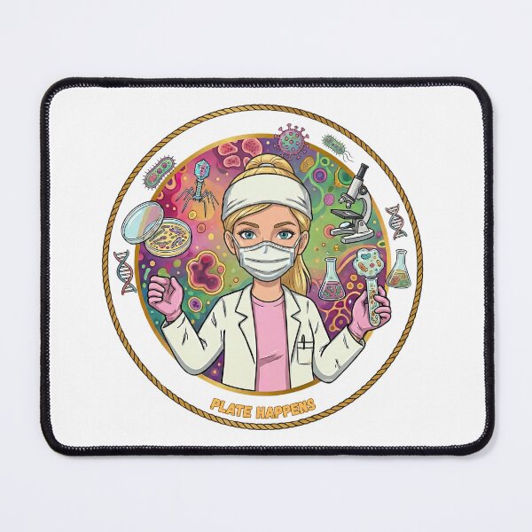 Item preview, Plate happens (microbiologist) designed and sold by Nurse Eve.