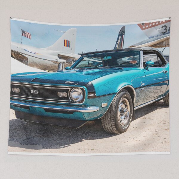 Item preview, Classic 1967 Chevy Camaro SS Convertible at Airfield designed and sold by Moriarty's Digital Visions.