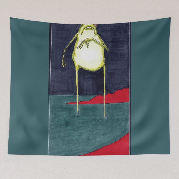 Item preview, Froggy Goes Acourtin' designed and sold by bouncing betty art.