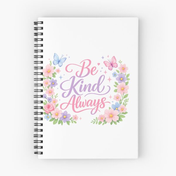 Item preview, Be Kind Always Inspirational Quote Floral Typography – Cute Pastel Butterfly Flower Kindness Design designed and sold by ArtWaveStudio8.
