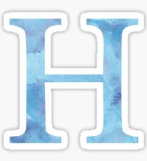 Sapphire Watercolor Η Sticker