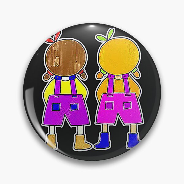 Item preview, "Whimsical Characters in Pink Overalls" designed and sold by nighttime1990.