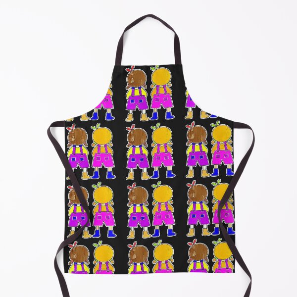 Item preview, "Whimsical Characters in Pink Overalls" designed and sold by nighttime1990.
