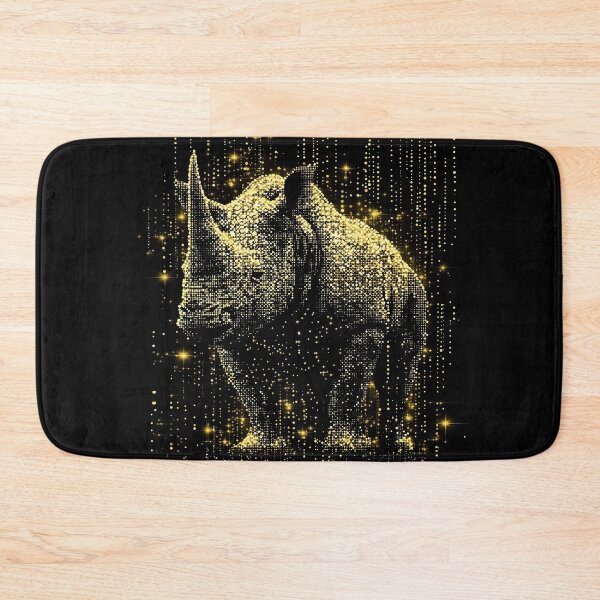 Item preview, Golden Rhinoceros  designed and sold by ClubVacay.