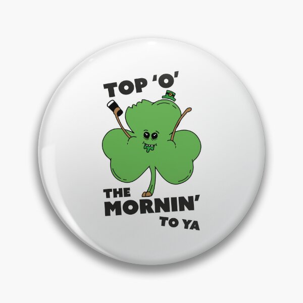 Item preview, Top O' the Mornin' Shamrock | St. Patrick's Day Clover Graphic designed and sold by dhdesigns25.