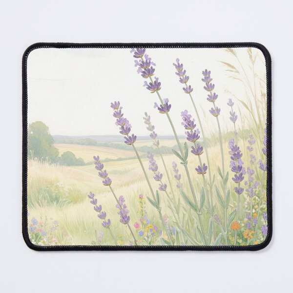 Item preview, Lavender Flowers Watercolor | Botanical Garden Lavender Floral Art designed and sold by Debbie Schulte.