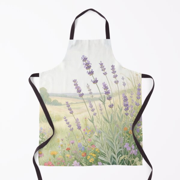 Item preview, Lavender Flowers Watercolor | Botanical Garden Lavender Floral Art designed and sold by Debbie Schulte.