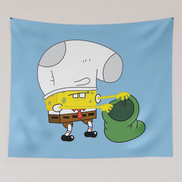 Item preview, SpongeBob Robbing a Bank, SpongeBob robs a bank designed and sold by DibujandoPorfa.