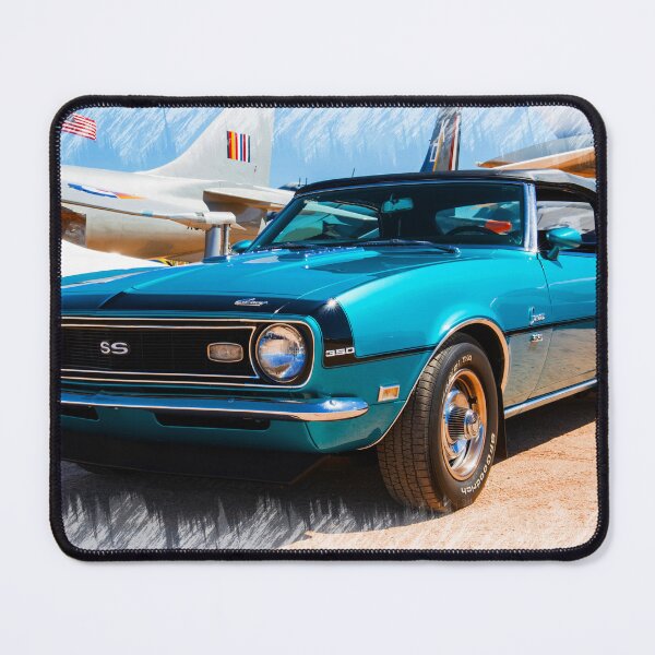 Item preview, Classic 1967 Chevy Camaro SS Convertible with Vintage Airplane designed and sold by Moriarty's Digital Visions.