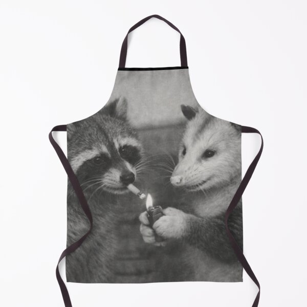 Item preview, Retro Funny Raccoon smoking, Dark Humor Trash Panda Lover designed and sold by will freed18.