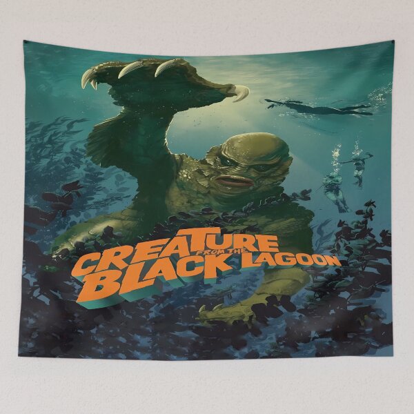 Item preview, Creature from the Black Lagoon (1954) – Classic Horror Movie Poster designed and sold by CentrylArt.