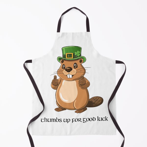 Item preview, Thumbs Up for Good Luck – St. Patrick’s Day Beaver designed and sold by APART STORE.